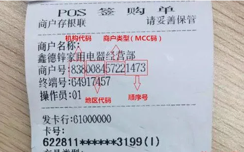 解析POS機MCC編碼