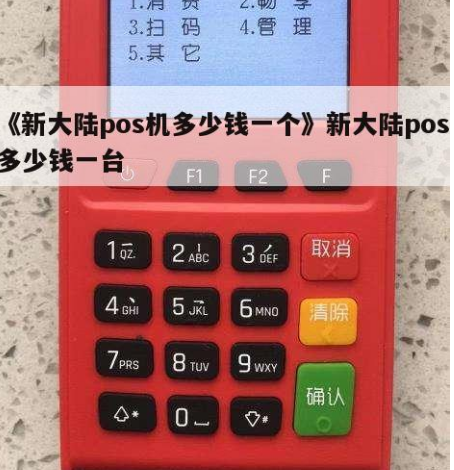 新大陸POS機辦理收費標準（新大陸POS機辦理收費方式）